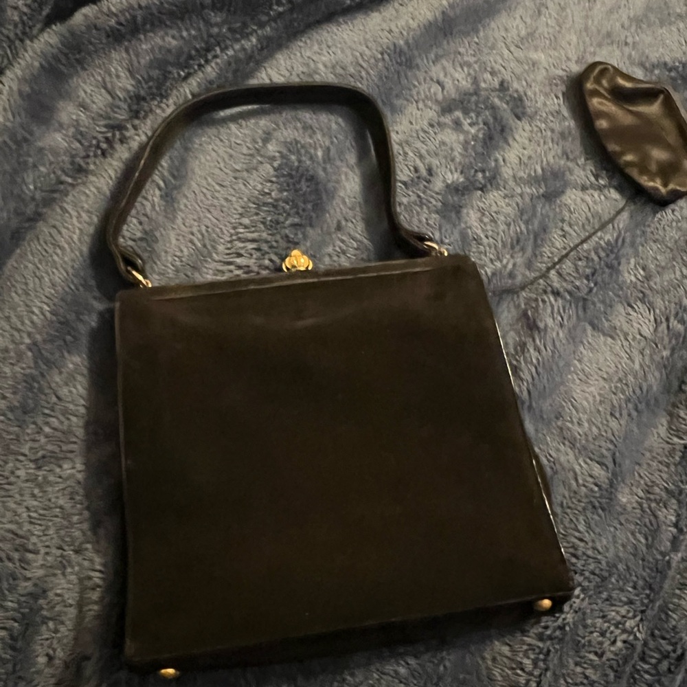Vintage Koret Handbag Purse with gold tone clasp - Picture 9 of 10